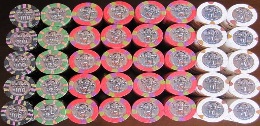 double down saloon poker chips