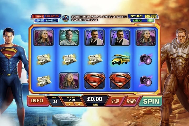 man of steel slot